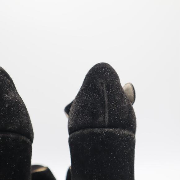 Miu Miu Vintage 90's Mary Jane Suede Wedges Size 38 - Picture 8 of 12